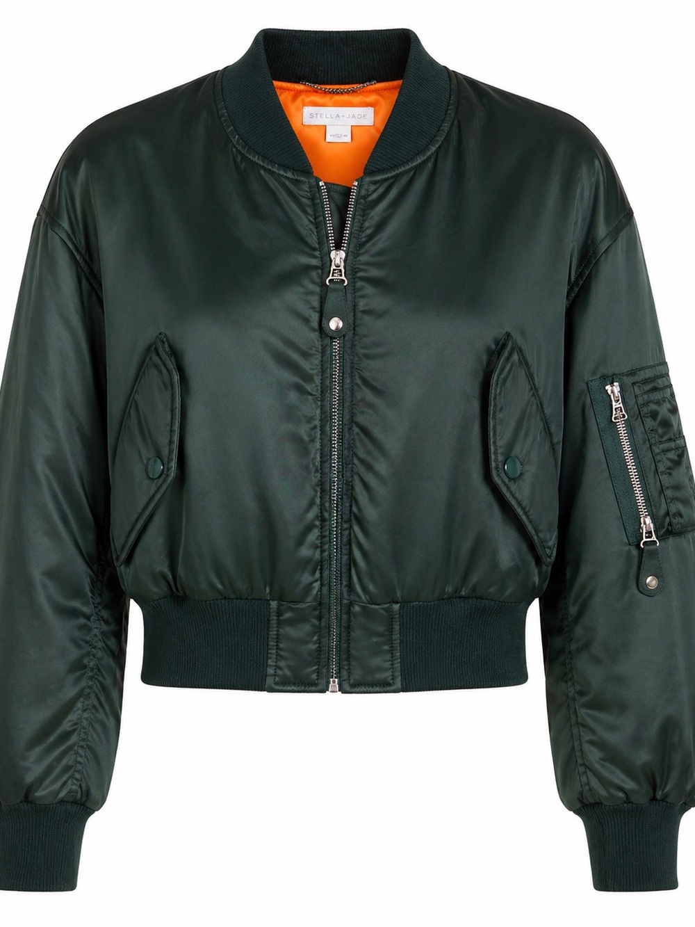 Stella McCartney Green Bomber Jacket